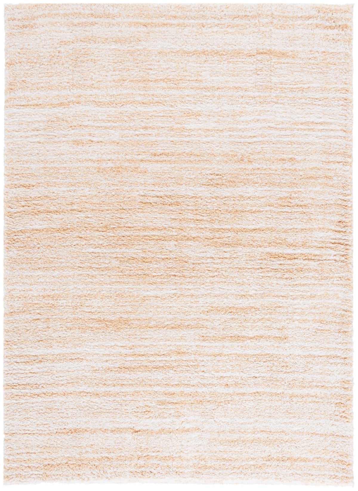 Safavieh Rumi Shag 4'-0" x 6'-0" Rug in Gold / Ivory
