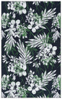 Safavieh Malibu 4'-0" x 6'-0" Rug in Black / Green