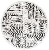 Safavieh Melody 6'-7" x 6'-7" Rug in Ivory / Black