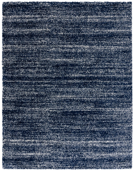 Safavieh Hudson Shag 10'-0" x 14'-0" Rug in Navy / Ivory