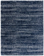 Safavieh Hudson Shag 10'-0" x 14'-0" Rug in Navy / Ivory