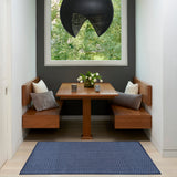 Nourison Horizon Indoor/Outdoor HOZ02 Navy Contemporary Area Rugs