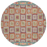 Safavieh Aspen 6'-0" x 6'-0" Rug in Pink / Gold