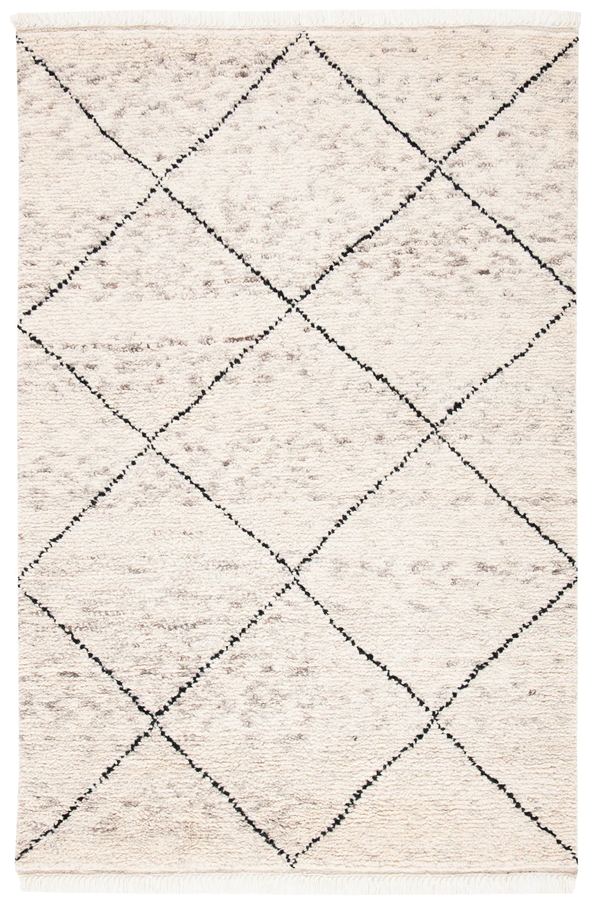 Safavieh Casablanca 4'-0" x 6'-0" Rug in Ivory / Black