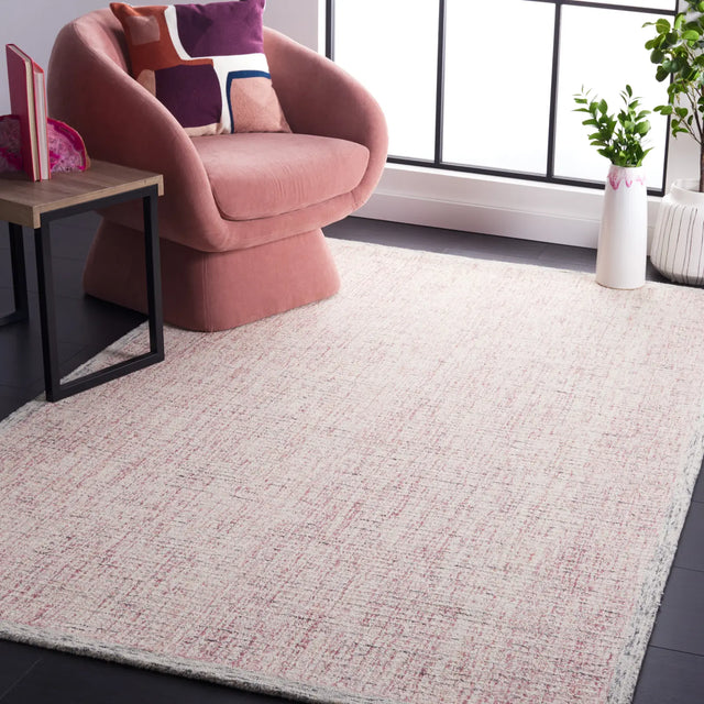 Safavieh Abstract 4'-0" x 6'-0" Rug in Pink / Ivory