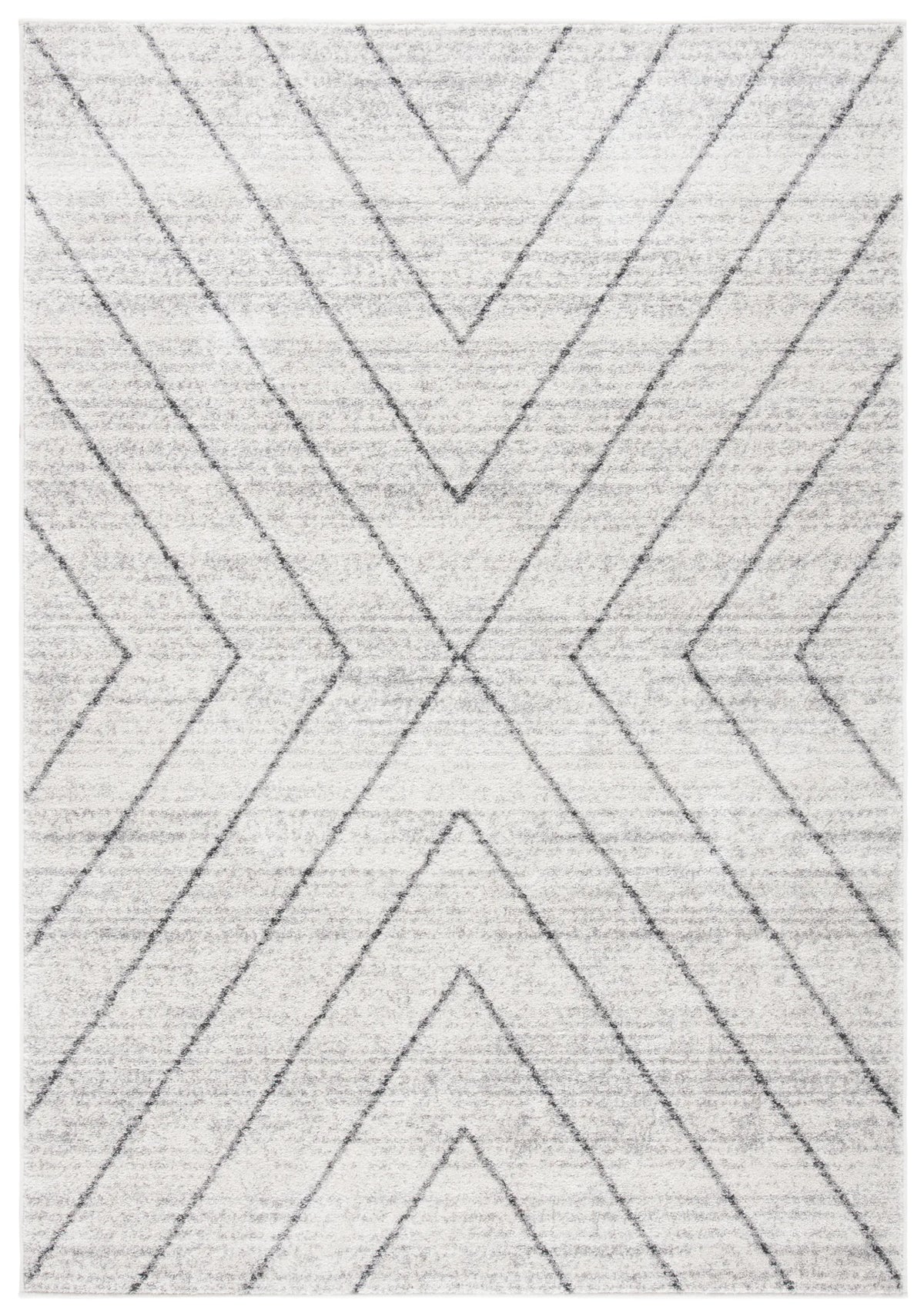 Safavieh Adirondack 4'-0" x 6'-0" Rug in Ivory / Dark Grey