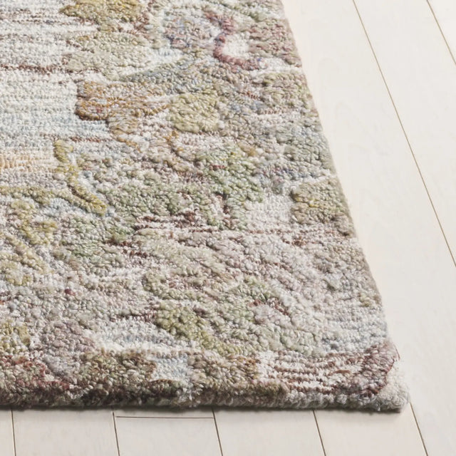 Safavieh Marquee 4'-0" x 6'-0" Rug in Green / Brown