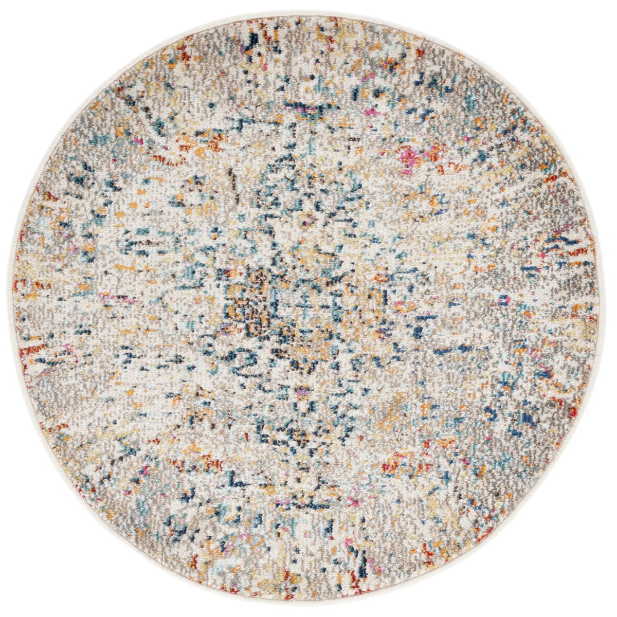 Safavieh Madison 3'-0" x 3'-0" Rug in Grey / Gold