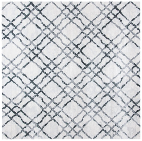 Safavieh Martha Stewart Isabella 6'-7" x 6'-7" Rug in Ivory / Grey