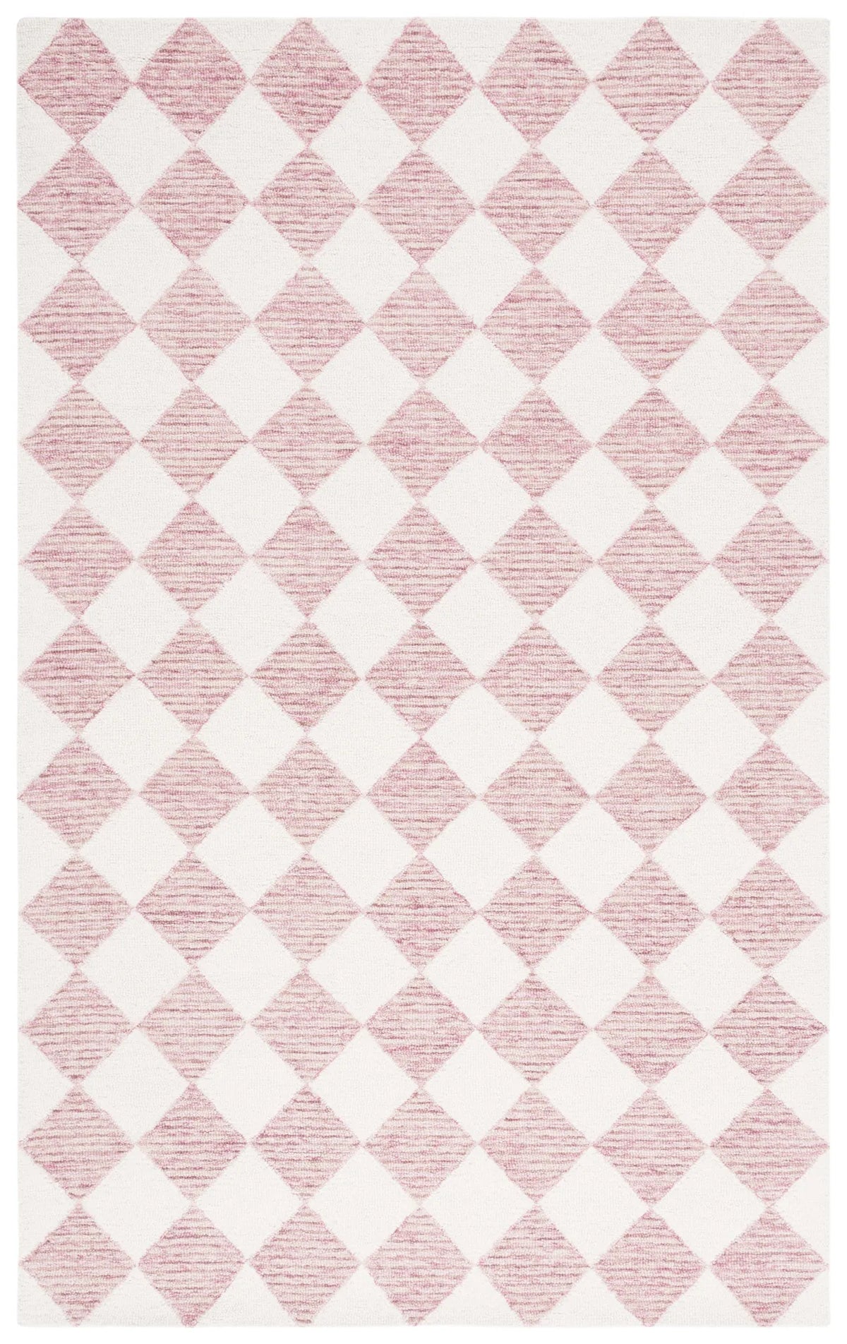 Safavieh Ebony 4'-0" x 6'-0" Rug in Blush Pink / Ivory