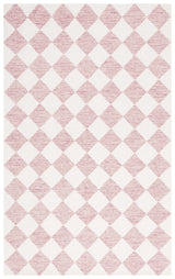 Safavieh Ebony 4'-0" x 6'-0" Rug in Blush Pink / Ivory