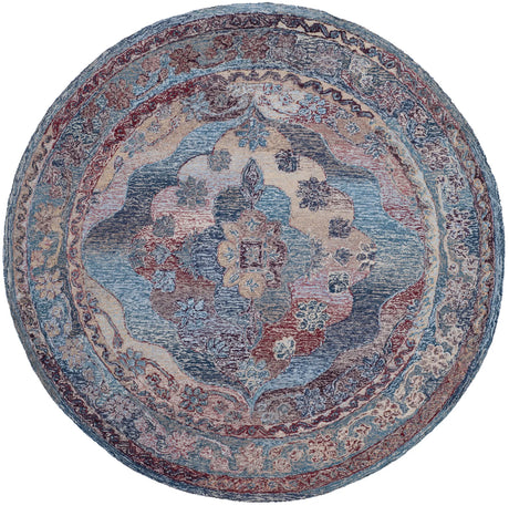 Safavieh Vintage Oushak 6'-0" x 6'-0" Rug in Blue