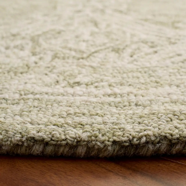 Safavieh Abstract 6'-0" x 6'-0" Rug in Green / Ivory
