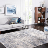 Safavieh Berber Shag 200 10'-0" x 14'-0" Rug in Ivory / Blue