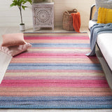 Safavieh Montauk 4'-0" x 6'-0" Rug in Blue / Red