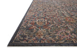 Loloi Winchester WNC-06 Traditional Power Loomed Denim, Sunset Rug - rug corner