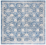 Safavieh Brentwood 6'-7" x 6'-7" Rug in Navy / Creme