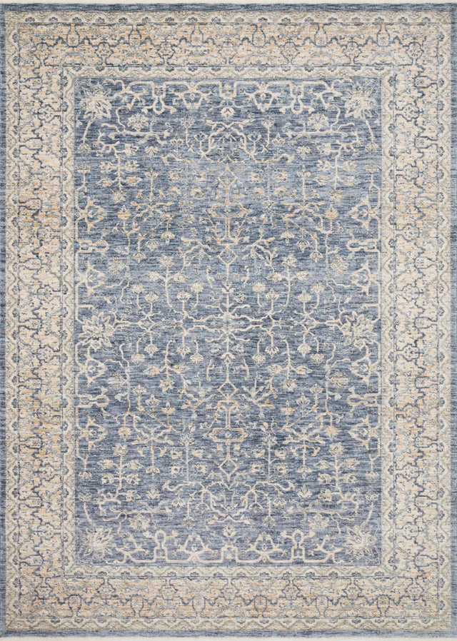 Loloi Pandora Pan-04 Dark Blue / Ivory Rugs - main flat
