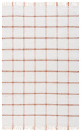 Safavieh Montauk 4'-0" x 6'-0" Rug in Ivory / Rust