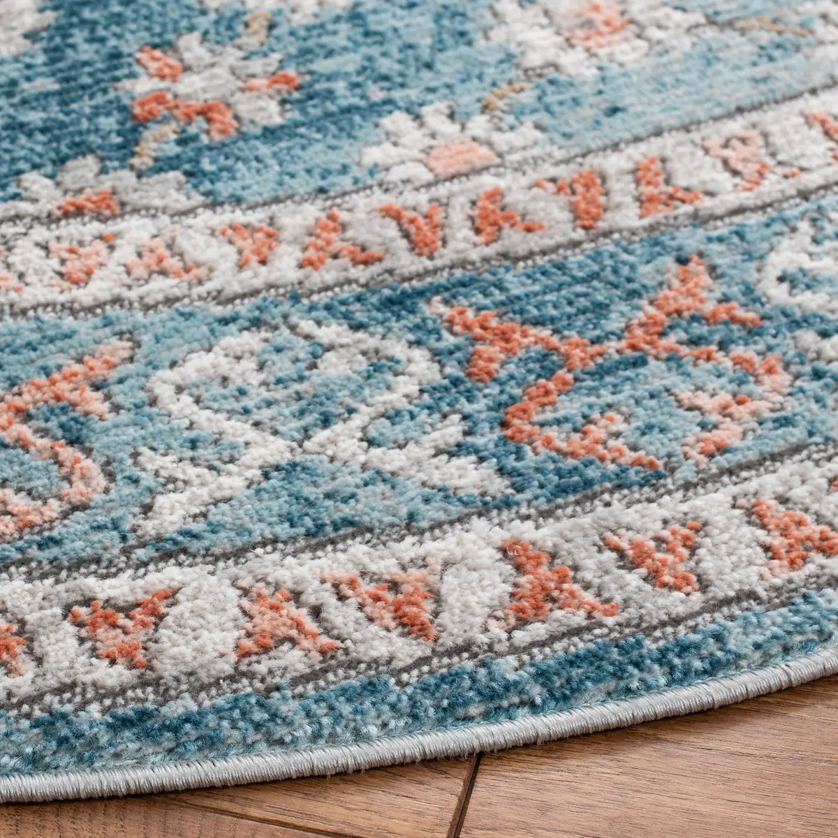 Safavieh Shivan 6'-7" x 6'-7" Rug in Blue / Rose