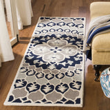 Safavieh Bellagio 2'-3" x 7'-0" Rug in Navy Blue / Ivory