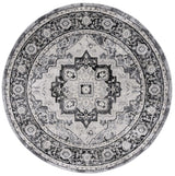Safavieh Brentwood 6'-7" x 6'-7" Rug in Black / Ivory