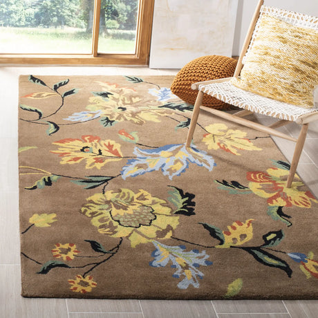 Safavieh Soho 5'-0" x 8'-0" Rug in Brown / Multi