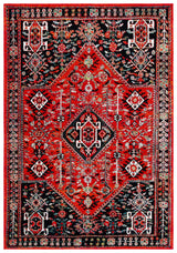 Safavieh Vintage Hamadan 4'-0" x 6'-0" Rug in Red / Black