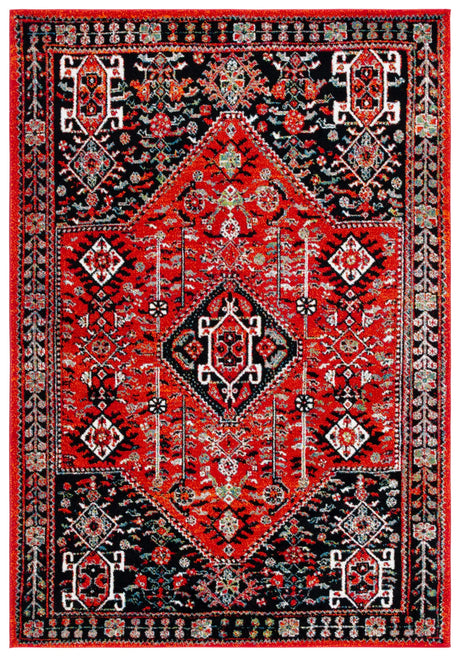 Safavieh Vintage Hamadan 4'-0" x 6'-0" Rug in Red / Black