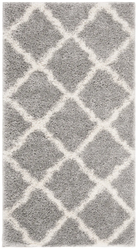 Safavieh Parma Shag 3'-0" x 5'-0" Rug in Grey / Cream
