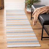 Safavieh Montauk 2'-3" x 8'-0" Rug in Orange / Beige