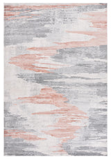 Safavieh Invista 4'-0" x 6'-0" Rug in Light Grey / Rust