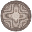 Safavieh Braided 3'-0" x 3'-0" Rug in Brown / Beige