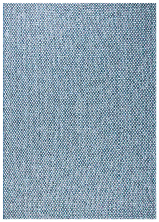 Safavieh Courtyard 10'-0" x 14'-0" Rug in Navy / Grey