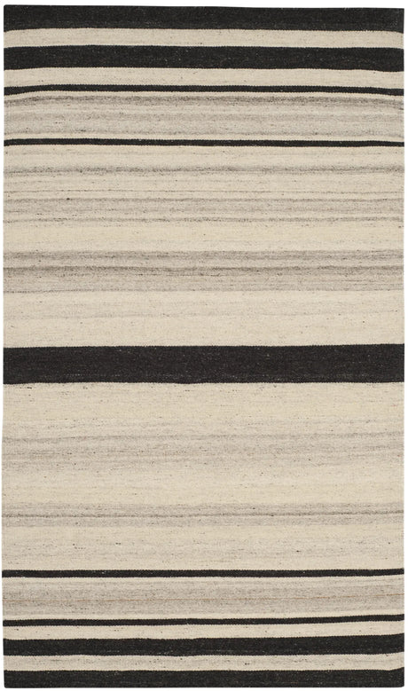 Safavieh Dhurries 3'-0" x 5'-0" Rug in Natural / Grey
