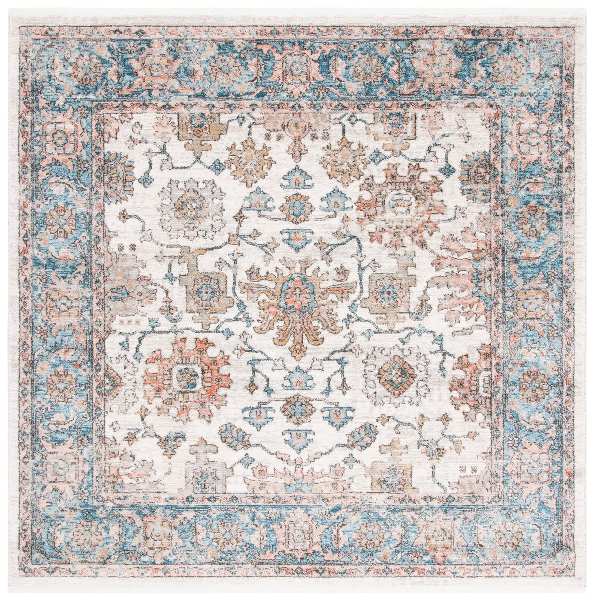 Safavieh Shivan 6'-7" x 6'-7" Rug in Grey / Blue