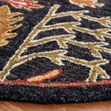 Safavieh Aspen 7'-0" x 7'-0" Rug in Black / Red