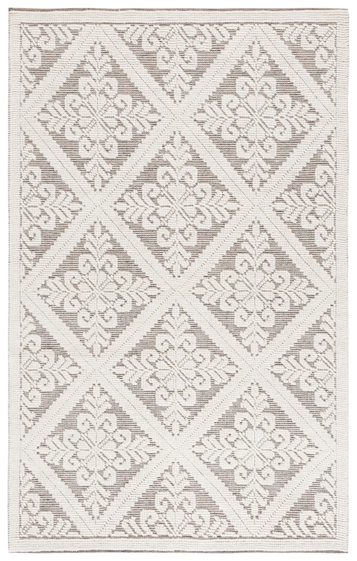 Safavieh Vermont 4'-0" x 6'-0" Rug in Ivory / Brown