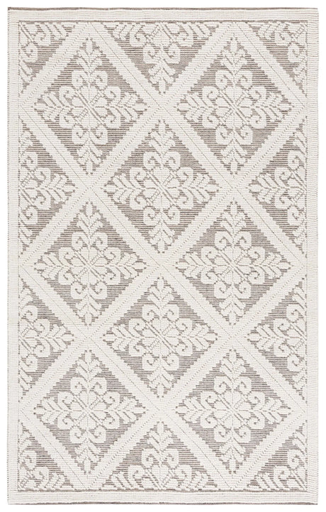 Safavieh Vermont 4'-0" x 6'-0" Rug in Ivory / Brown