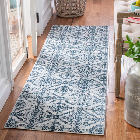 Safavieh Martha Stewart Isabella 2'-2" x 7'-0" Rug in Navy / Ivory