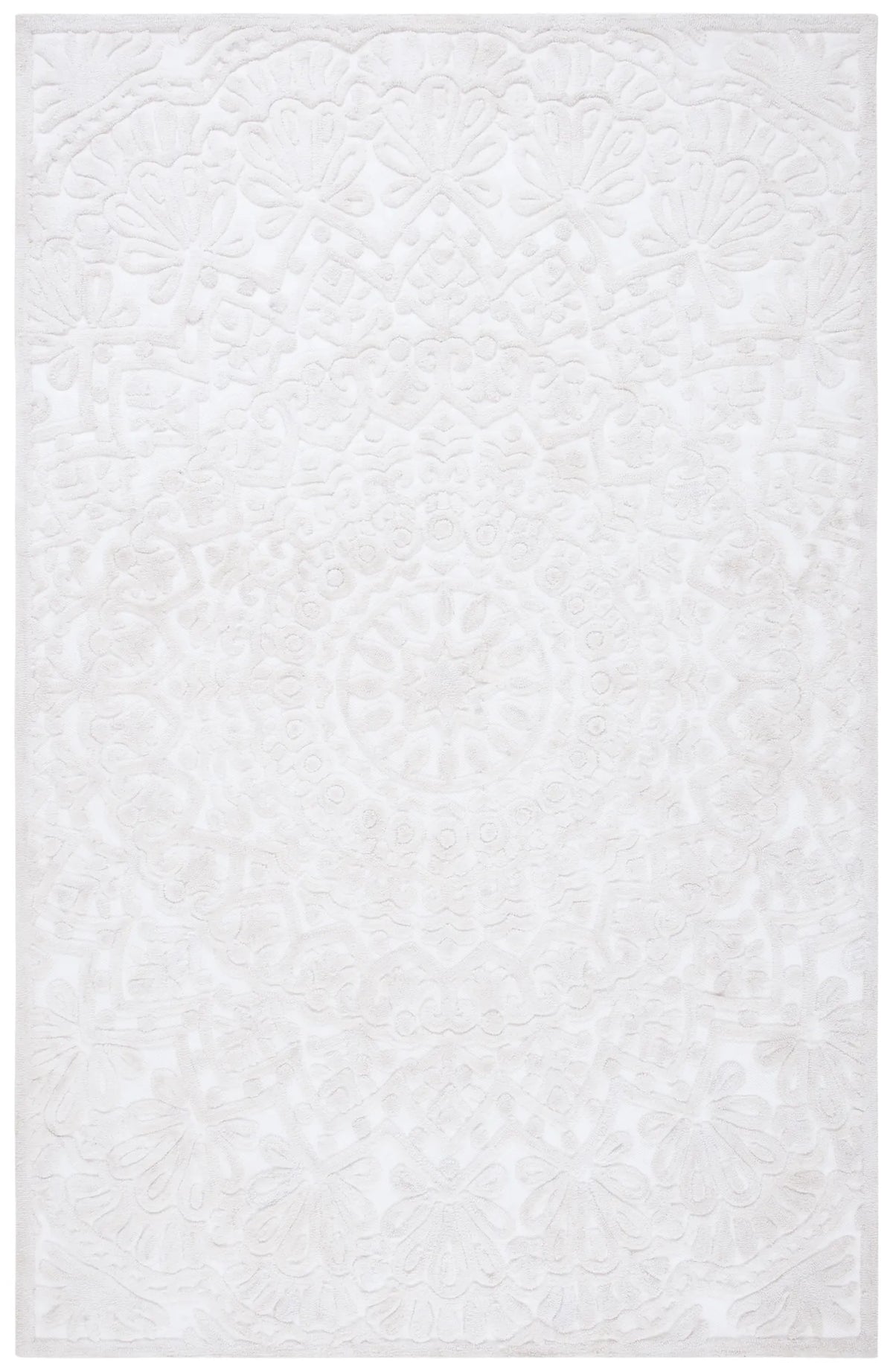 Safavieh Trace 5'-0" x 8'-0" Rug in Ivory / White