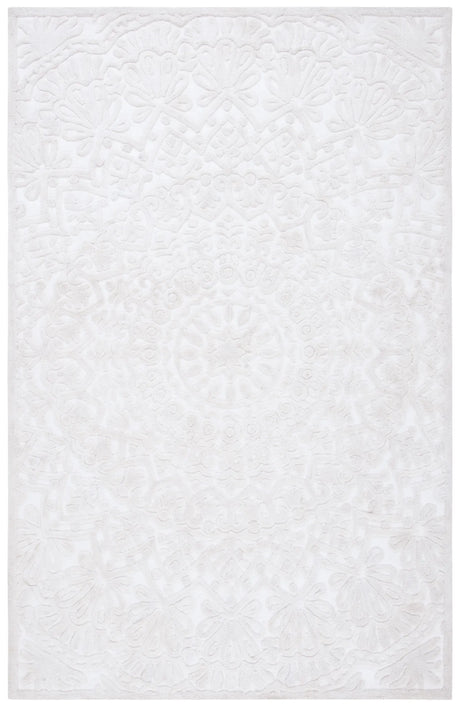Safavieh Trace 5'-0" x 8'-0" Rug in Ivory / White