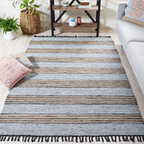 Safavieh Vintage Leather 4'-0" x 6'-0" Rug in Silver / Natural