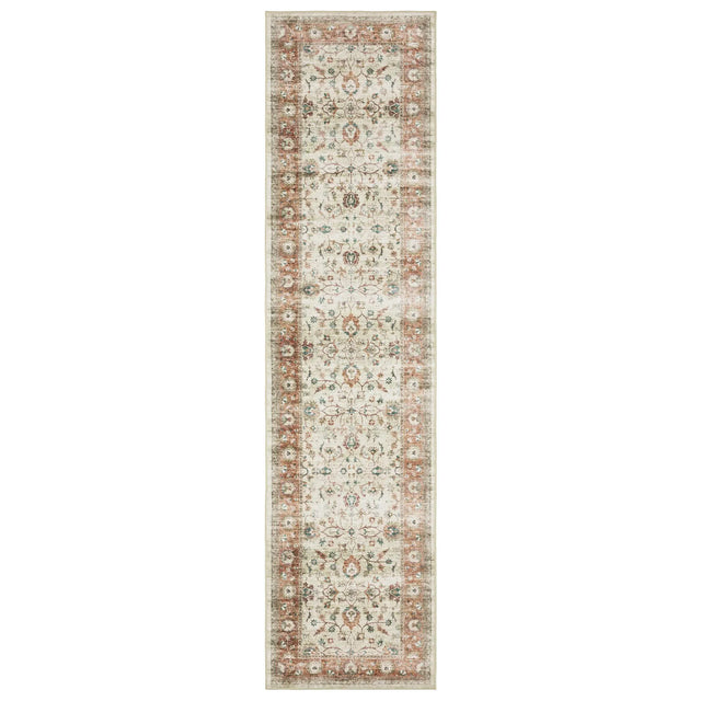 Oriental Weavers Sphinx Sumter Sum03 Ivory/ Rust Rug - runner
