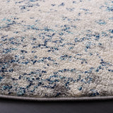 Safavieh Tulum 6'-7" x 6'-7" Rug in Ivory / Blue