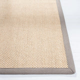 Safavieh Natural Fiber 4'-0" x 6'-0" Rug in Maize / Grey