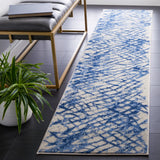 Safavieh Jasper 100 2'-0" x 9'-0" Rug in Navy / Ivory
