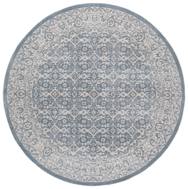 Safavieh Harrison 6'-7" x 6'-7" Rug in Blue / Ivory