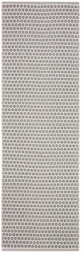 Safavieh Montauk 2'-3" x 7'-0" Rug in Grey / Ivory