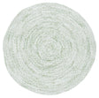 Safavieh Braided 5'-0" x 5'-0" Rug in Ivory / Green